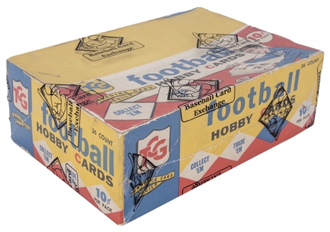 1959 Topps Football Unopened Cello Box (BBCE Certified) (36 Packs)